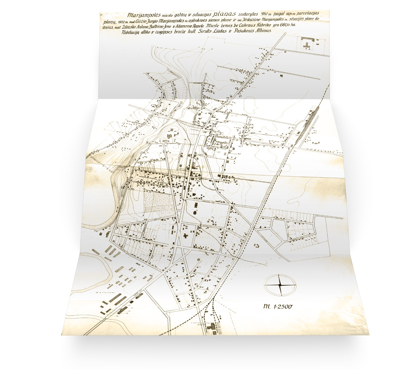 Marijampolės miesto gatvių ir situacijos planas Paveikslėlis 1