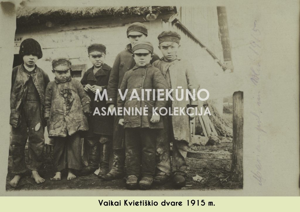 Vaikučiai kvietiskio dvare 1915 m.